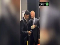 هدیه ناصر الخلیفی، مالک باشگاه پاری سن ژرمن به دیوید بکام بعد از بازی با اینتر میامی