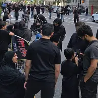  دسته‌ عزاداری امام حسین (ع) در نیویورک