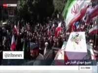 تشییع پیکرهای خانوادۀ شهید در مشهد