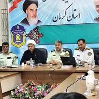 مراسم تکریم و معارفه رئیس پلیس راهور استان کرمان برگزار شد