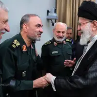 عکس/ تصاویر جمعی از فرماندهان و دانشمندان شهید اخیر در دیدار با رهبر انقلاب