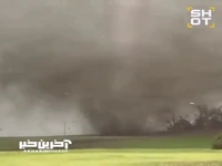 ثبت گردبادی قدرتمند در داکوتای جنوبی آمریکا