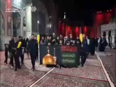 عزاداری زائران هندی و پاکستانی در حرم مطهر رضوی