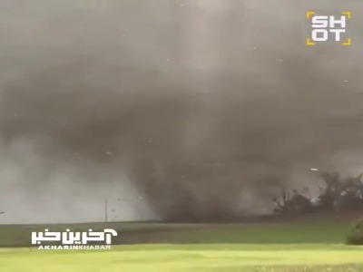 ثبت گردبادی قدرتمند در داکوتای جنوبی آمریکا