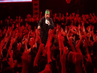 حضور پزشکیان و قالیباف در مراسم عزاداری شب چهارم هیات ریحانه الحسین (س)
