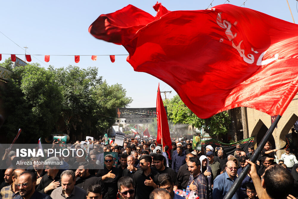 عکس/ تشییع پیکر شهید سردار «غلامعلی رشید» در دزفول