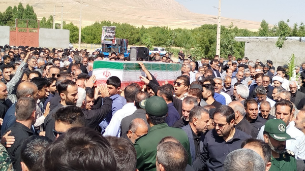 تشییع پرشور شهید احمد امانی در زادگاهش