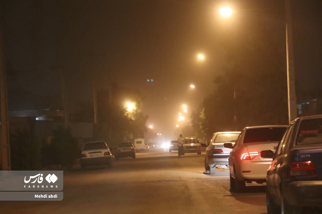  مهران در محاصره گرد و خاک