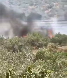 شهرک‌نشینان مزارع فلسطینی‌ها را در نابلس به آتش کشیدند