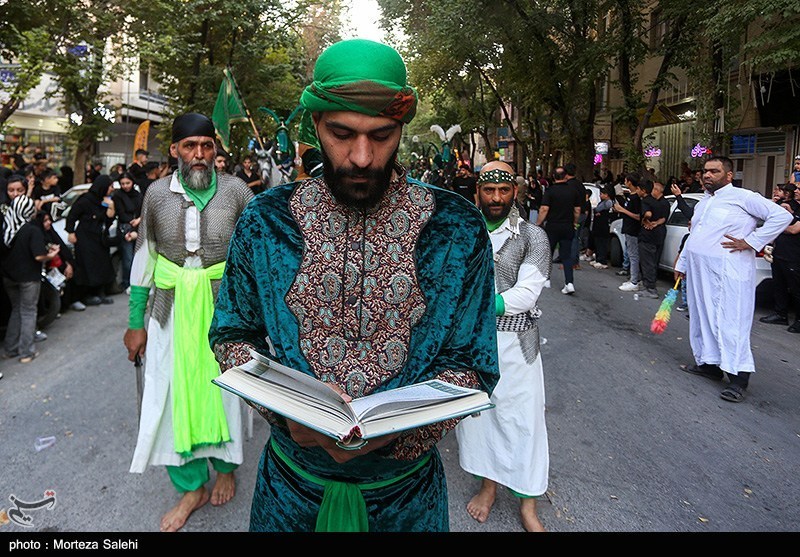 کاروان نمادین کربلا در مبارکه اصفهان
