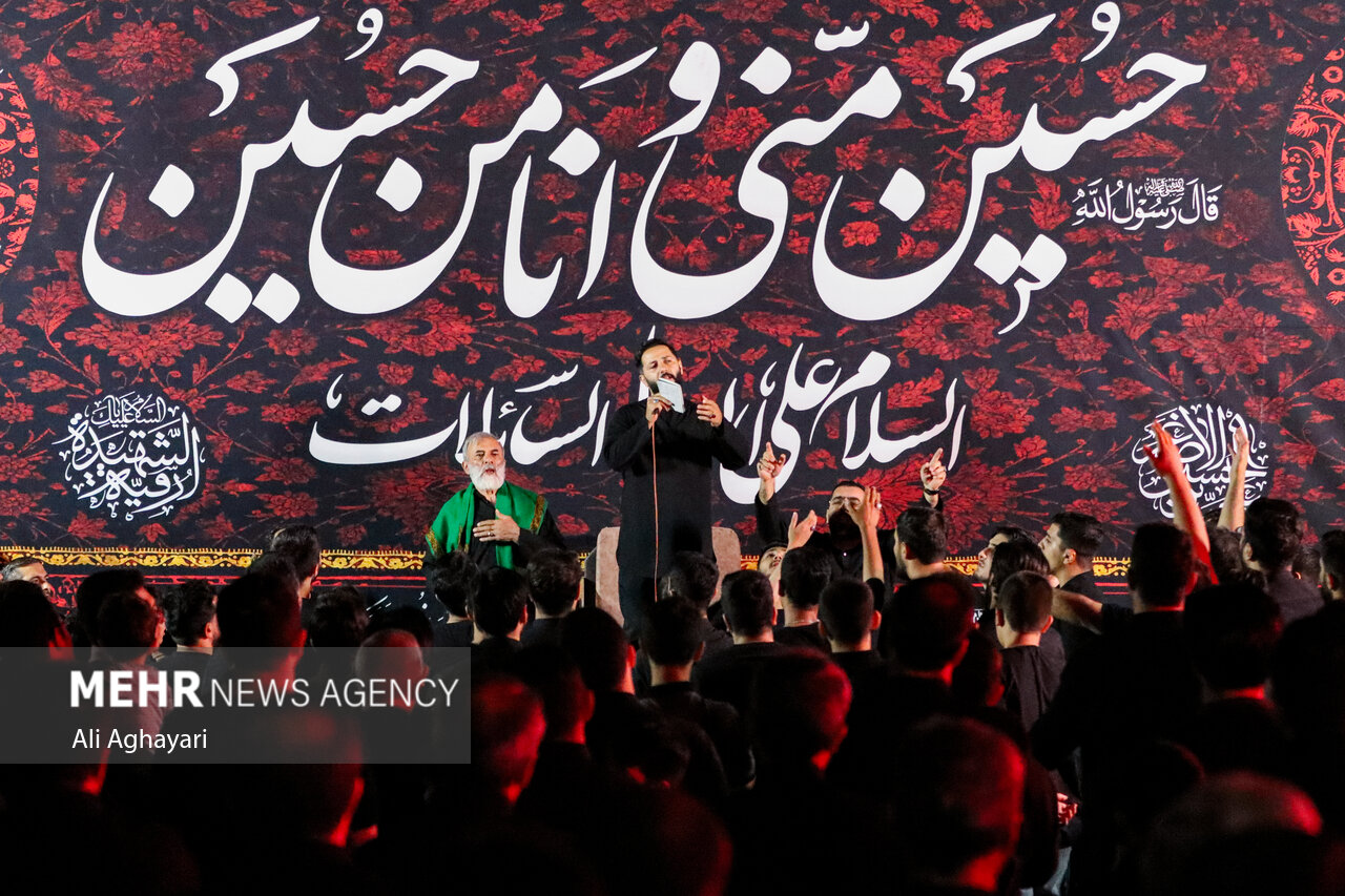 عزاداری شب پنجم محرم در ارومیه