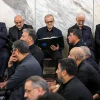 حضور پزشکیان در مراسم بزرگداشت سرلشکر شهید محمد کاظمی