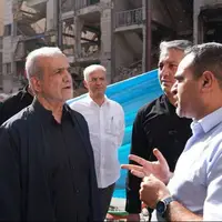 عکس/ بازدید رئیس‌جمهور پزشکیان از برخی مناطق آسیب‌دیده از تهاجم رژیم صهیونیستی   