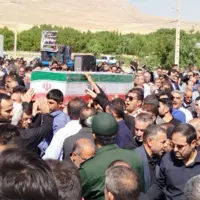 تشییع پرشور شهید احمد امانی در زادگاهش