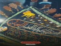 آیین سنتی نخل‌گردانی در حسینه حرم رضوی