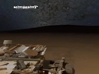 آسمان شگفت انگیز شب مریخ