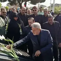 وزیر میراث فرهنگی به شهدای قزوین ادای احترام کرد