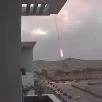 فیلم جدیدی از اصابت یک موشک ایرانی به بئرالسبع در اسرائیل