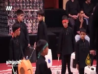 دسته عزاداری با ساده‌ترین امکانات 