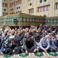 برگزاری مراسم بزرگداشت شهدای حمله رژیم صهیونیستی در وزارت ورزش