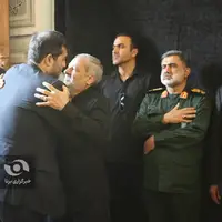 عکس/ حضور وزیر ورزش و جوانان در مراسم بزرگداشت سردار کاظمی