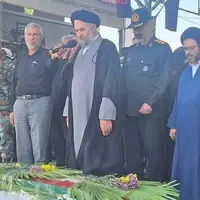 تشییع پیکر مطهر شهید وطن در بروجرد