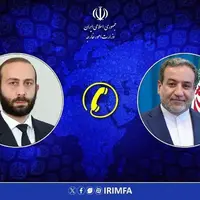 گفتگوی تلفنی وزیر امور خارجه جمهوری ارمنستان با عراقچی