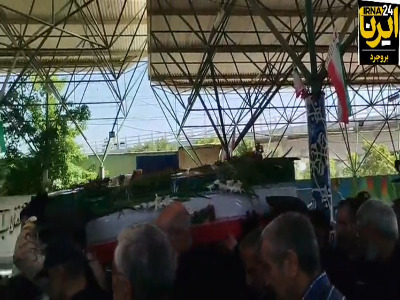 تشییع پیکر شهید «هوشنگ ناصرپور» در بروجرد