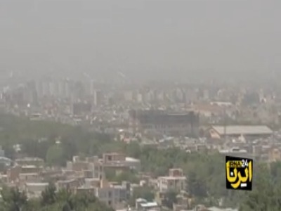 هوای آلوده شهر کرمانشاه