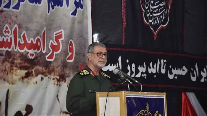 فرمانده سپاه ایلام: بصیرت ملت تلاش دشمنان برای تسلیم ایران را خنثی کرد