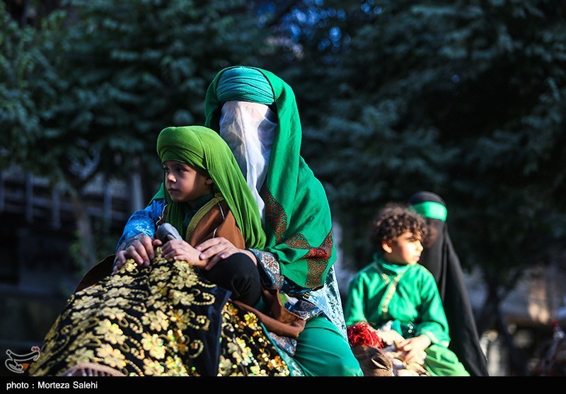 کاروان نمادین کربلا در مبارکه اصفهان