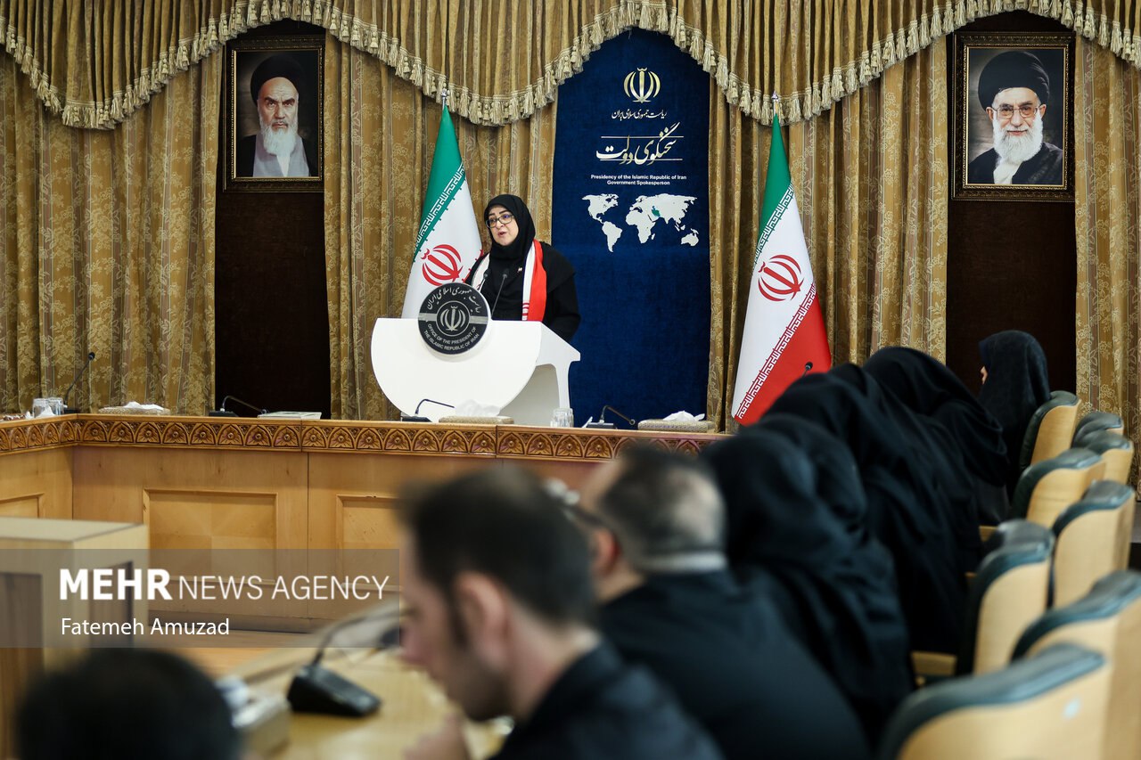  نشست خبری سخنگوی دولت