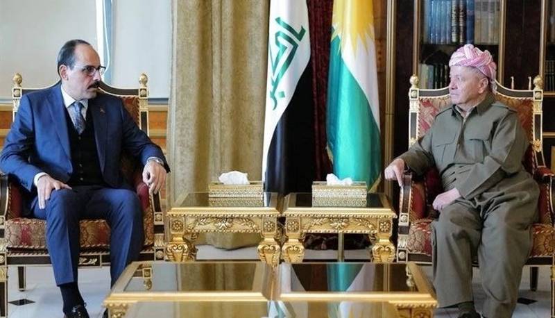 سفر رئیس سازمان اطلاعات ترکیه به اقلیم کردستان عراق