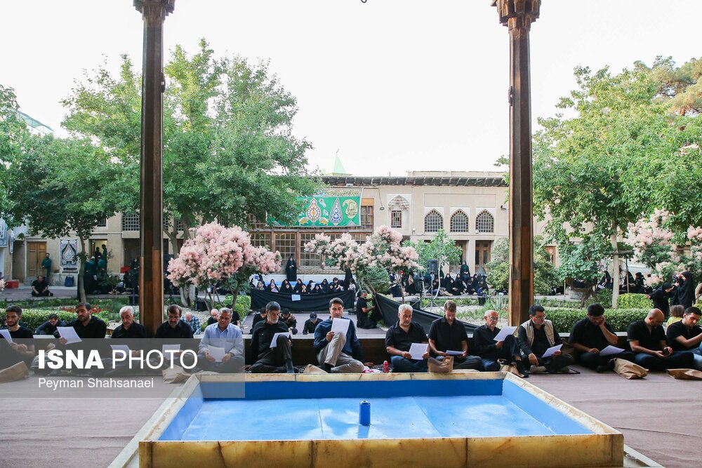 عزاداری در خانه تاریخی شیخ‌الاسلام اصفهان