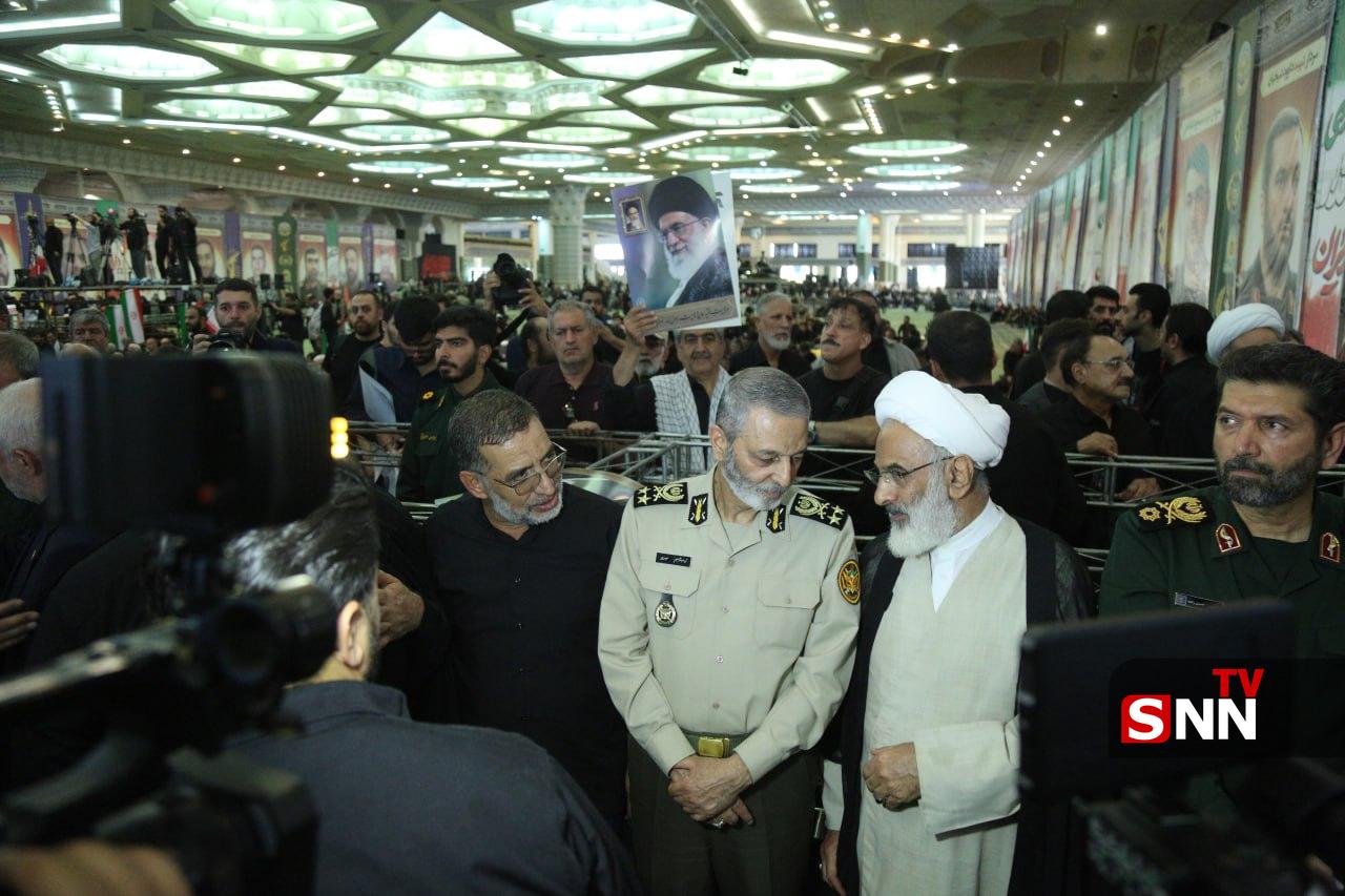 عکس/ تصاویری از حضور سرلشکر موسوی در مراسم گرامیداشت شهدای اقتدار ایران