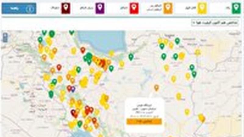 هوای شهرستان طبس در وضعیت ناسالم برای گروه‌های حساس