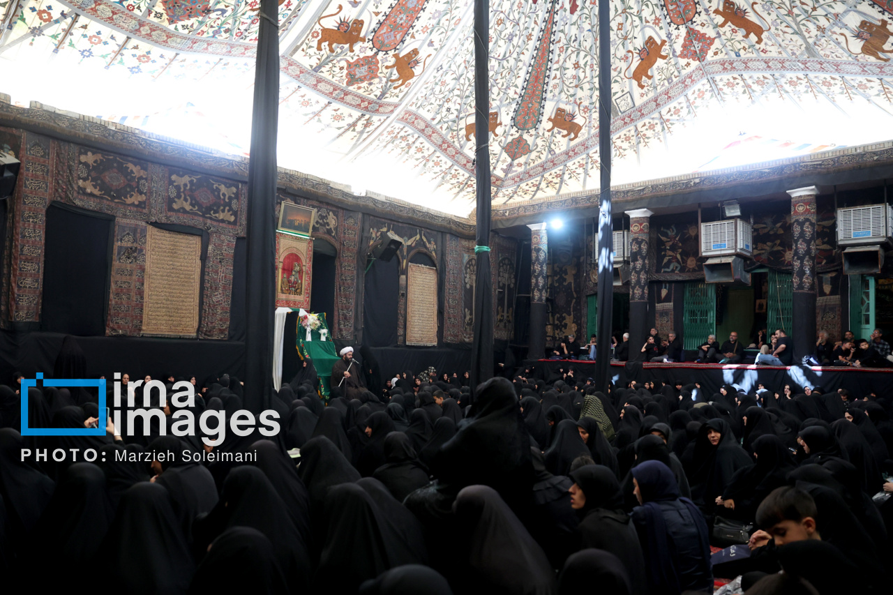 عزاداری روز ششم محرم در حسینیه سادات اخوی
