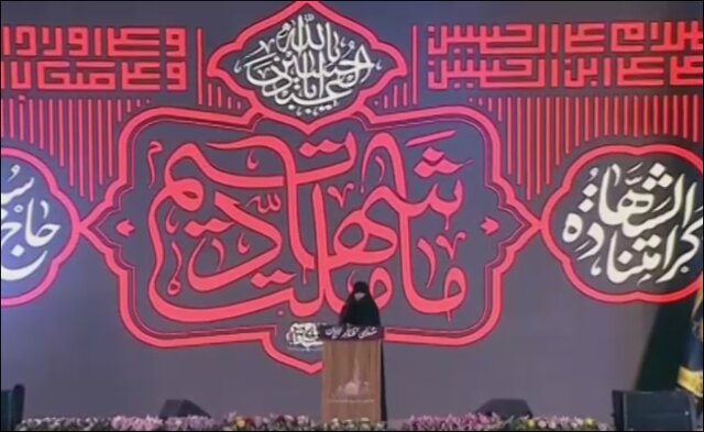 رجزخوانی دختر شهید سلامی به شیوه پدر