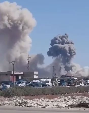 وقوع چندین انفجار در ادلب سوریه