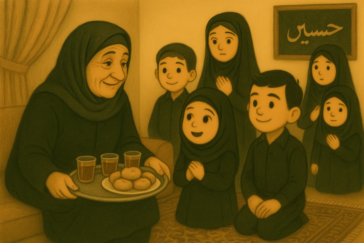 روضه خانگی در ماه محرم برای زهرا