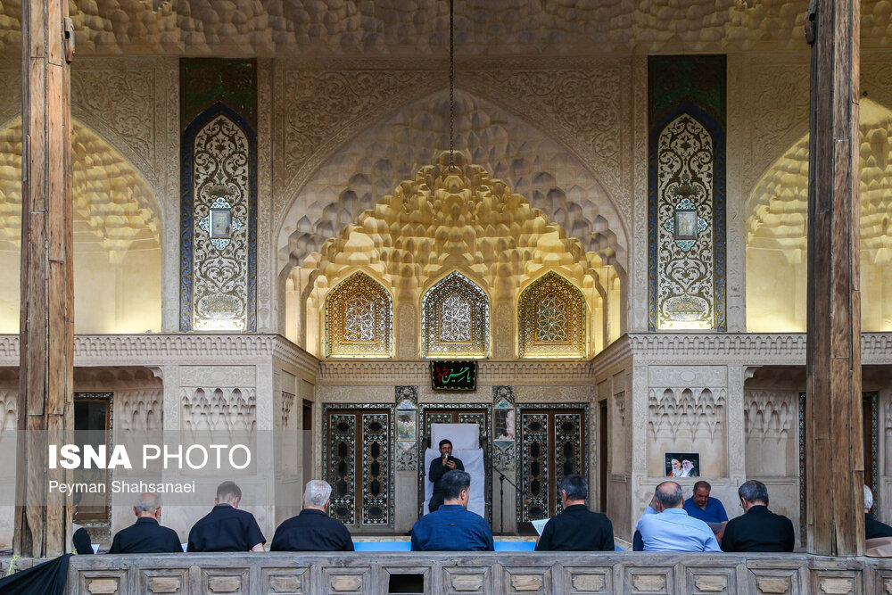 عزاداری در خانه تاریخی شیخ‌الاسلام اصفهان
