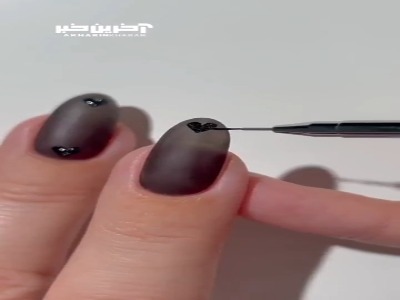 ایده دیزاین با لاک مشکی!