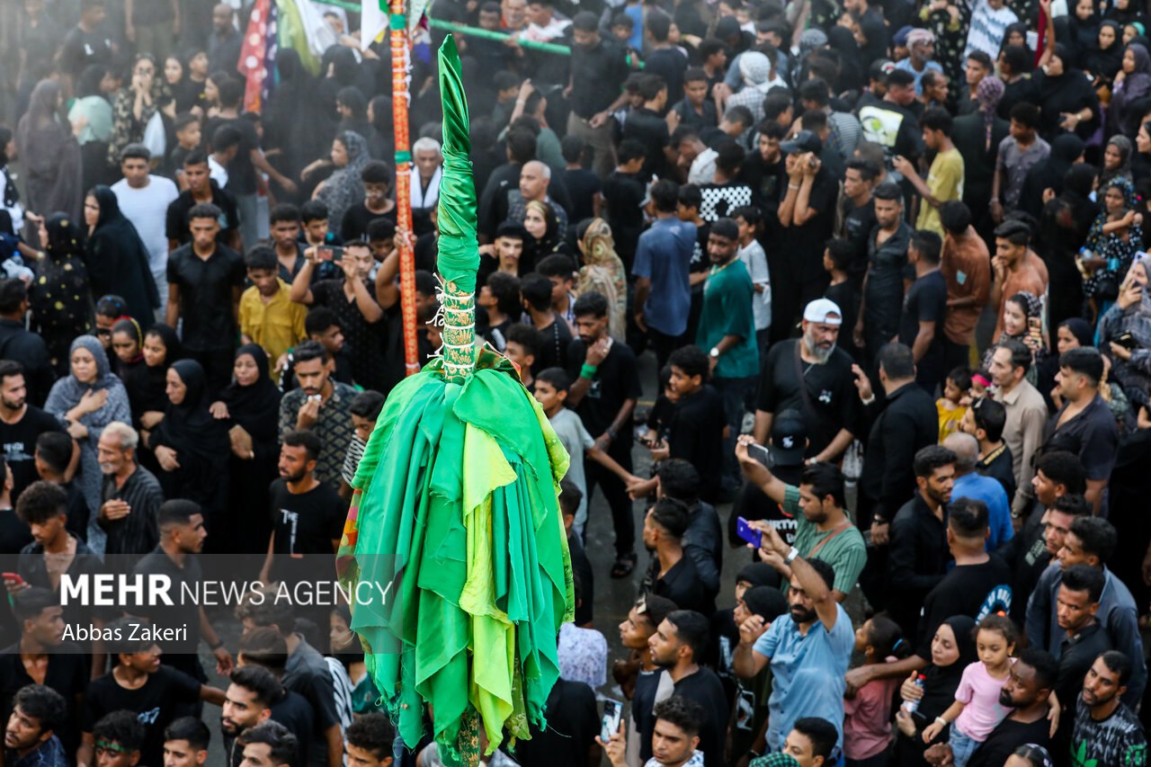آئین ۴۰۰ ساله «علم گردانی» در میناب