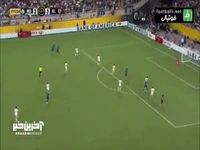شادی جالب هوادار الهلال پس از گل چهارم مقابل منچسترسیتی