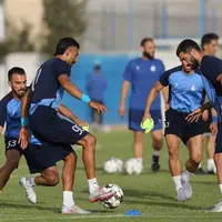 برگزاری تمرینات استقلال در زمین شماره ۴ ورزشگاه آزادی
