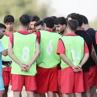 روانخواه نصف تیم ملی امید را تمرین داد