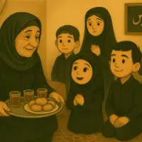روضه خانگی در ماه محرم برای زهرا