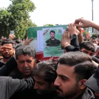 پیکر شهید کردکتولی با ذکر یا حسین(ع) تشییع شد