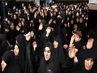 لحظاتی از مداحی آقای میثم مطیعی در حسینیه امام خمینی(ره)