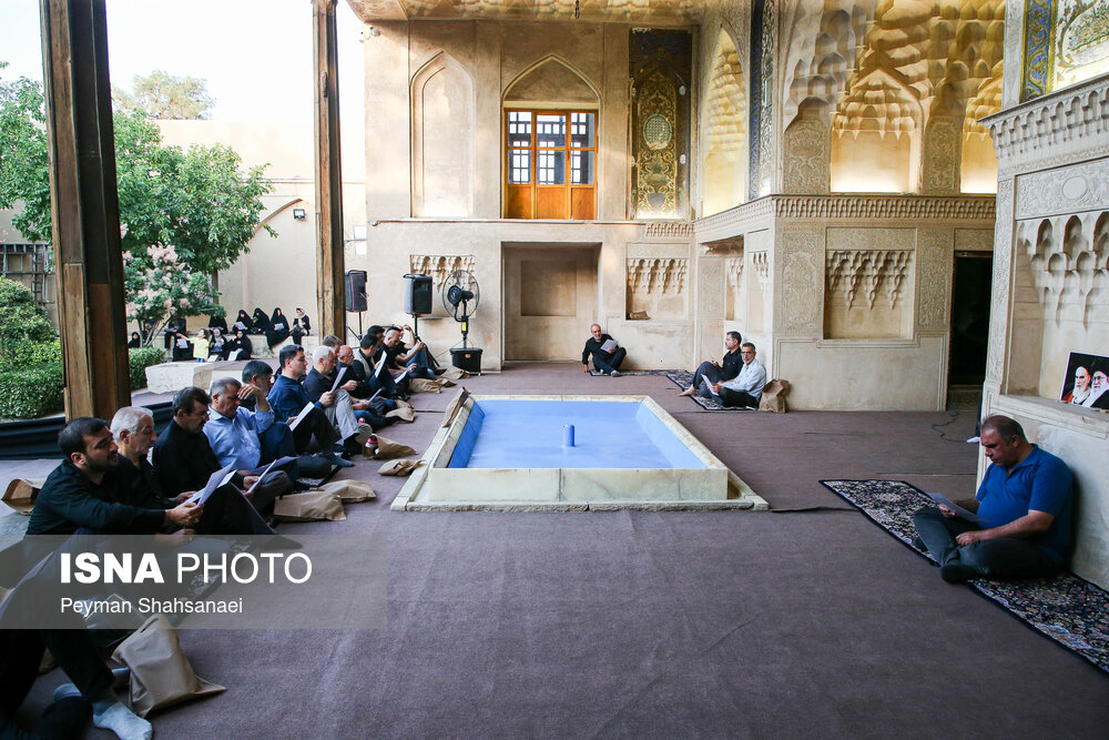 عزاداری در خانه تاریخی شیخ‌الاسلام اصفهان